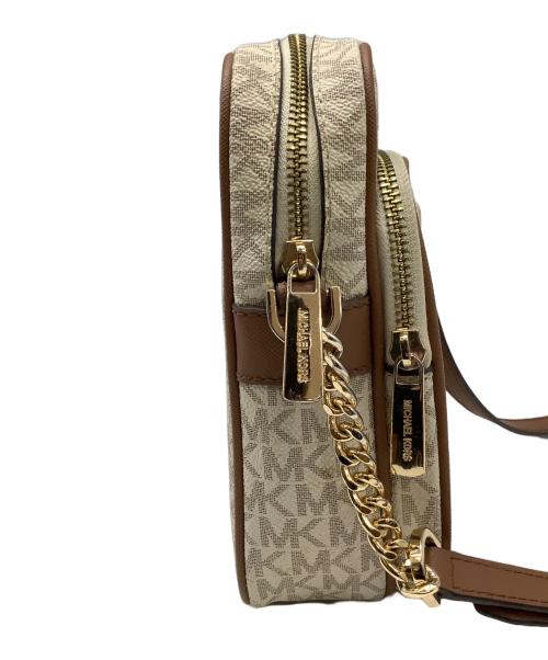 MICHAEL KORS（マイケルコース）MICHAEL KORS (マイケルコース) ショルダーバッグ ベージュの古着・服飾アイテム