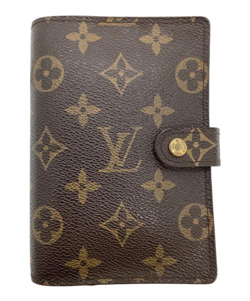 LOUIS VUITTON（ルイ ヴィトン）LOUIS VUITTON (ルイ ヴィトン) アジェンダPM　モノグラム　R20005　	CA0997 ブラウンの古着・服飾アイテム