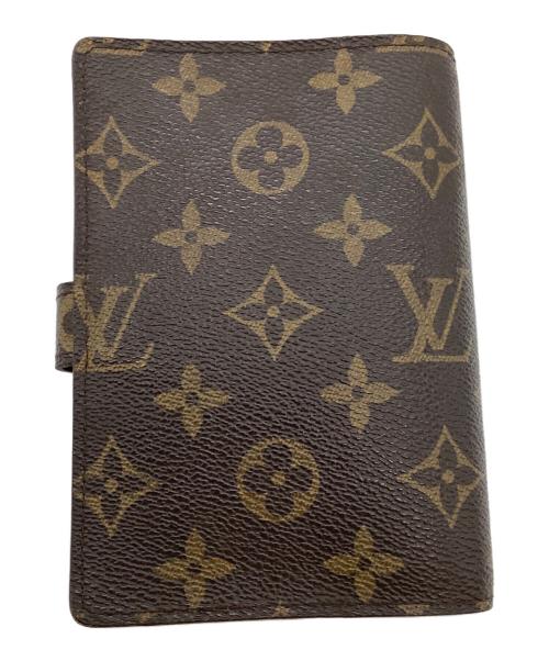 LOUIS VUITTON（ルイ ヴィトン）LOUIS VUITTON (ルイ ヴィトン) アジェンダPM　モノグラム　R20005　	CA0997 ブラウンの古着・服飾アイテム