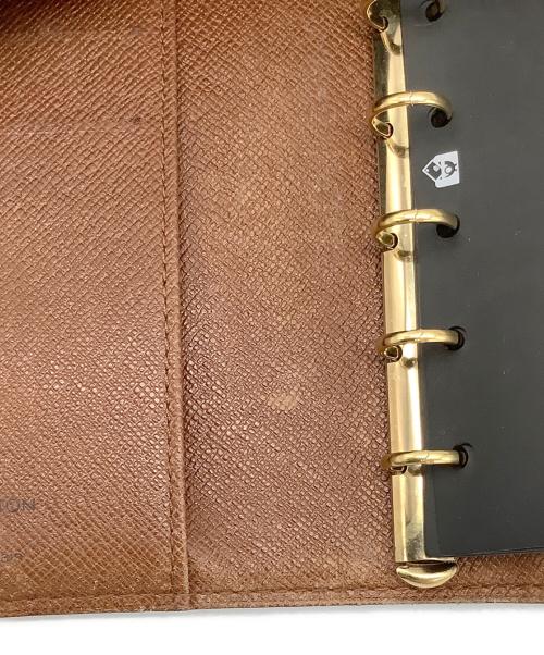 LOUIS VUITTON（ルイ ヴィトン）LOUIS VUITTON (ルイ ヴィトン) アジェンダPM　モノグラム　R20005　	CA0997 ブラウンの古着・服飾アイテム