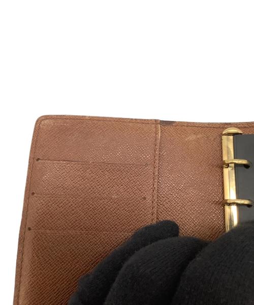 LOUIS VUITTON（ルイ ヴィトン）LOUIS VUITTON (ルイ ヴィトン) アジェンダPM　モノグラム　R20005　	CA0997 ブラウンの古着・服飾アイテム