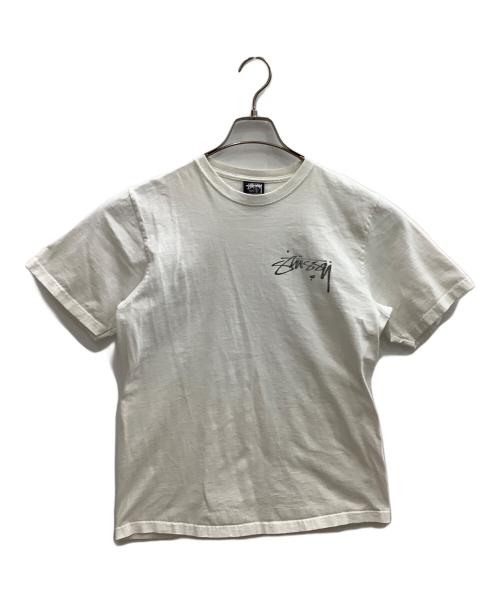 stussy（ステューシー）stussy (ステューシー) 半袖カットソー　MERCURY TEE ホワイト サイズ:SIZE Sの古着・服飾アイテム