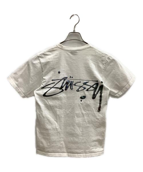 stussy（ステューシー）stussy (ステューシー) 半袖カットソー　MERCURY TEE ホワイト サイズ:SIZE Sの古着・服飾アイテム