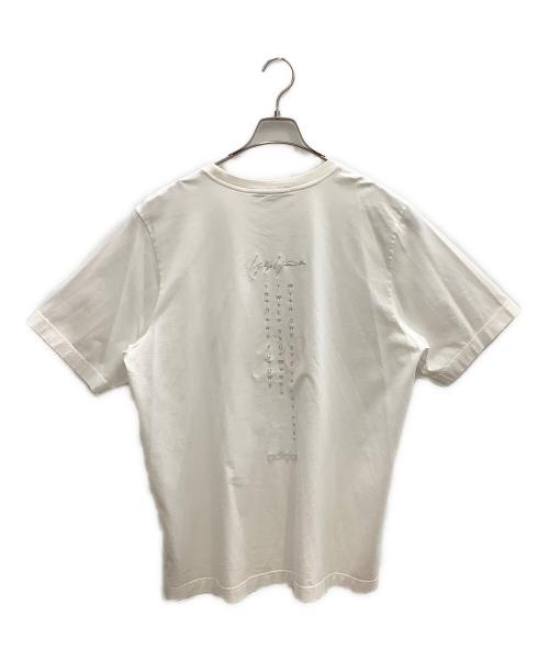 adidas（アディダス）adidas (アディダス) YOHJI YAMAMOTO (ヨウジヤマモト) 半袖カットソー ホワイト サイズ:SIZE XLの古着・服飾アイテム