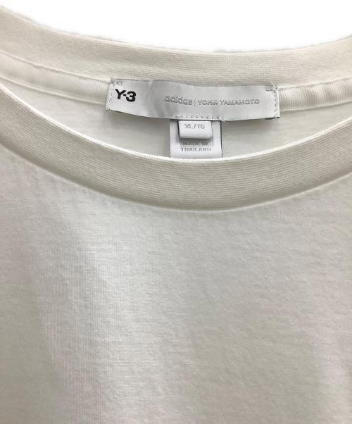 adidas（アディダス）adidas (アディダス) YOHJI YAMAMOTO (ヨウジヤマモト) 半袖カットソー ホワイト サイズ:SIZE XLの古着・服飾アイテム