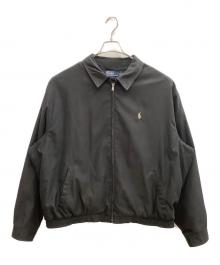 POLO RALPH LAUREN（ポロ・ラルフローレン）の古着「スイングトップ」｜ブラック