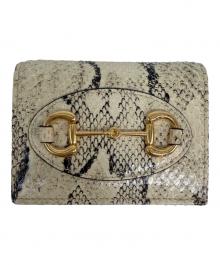 GUCCI（グッチ）の古着「2つ折り財布」｜ベージュ