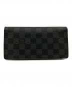LOUIS VUITTONルイ ヴィトン）の古着「LOUIS VUITTON（ルイヴィトン）　ダミエ　N62227　ポルトフォイユ ブラザ　SP0043」｜ブラック