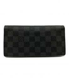 LOUIS VUITTON（ルイ ヴィトン）の古着「LOUIS VUITTON（ルイヴィトン）　ダミエ　N62227　ポルトフォイユ ブラザ　SP0043」｜ブラック