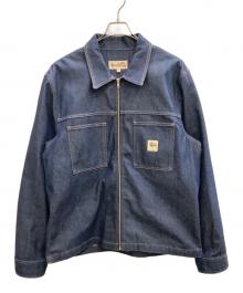 stussy（ステューシー）の古着「Denim Zip Up Work Shirt」｜インディゴ