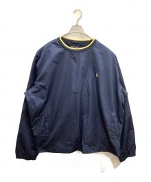 POLO GOLF（ポロ ゴルフ）の古着「ナイロンプルオーバージャケット」｜ネイビー