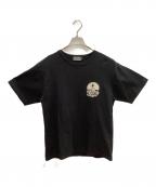 Hysteric Glamourヒステリックグラマー）の古着「FLOWER TRIPPIN Tシャツ」｜ブラック