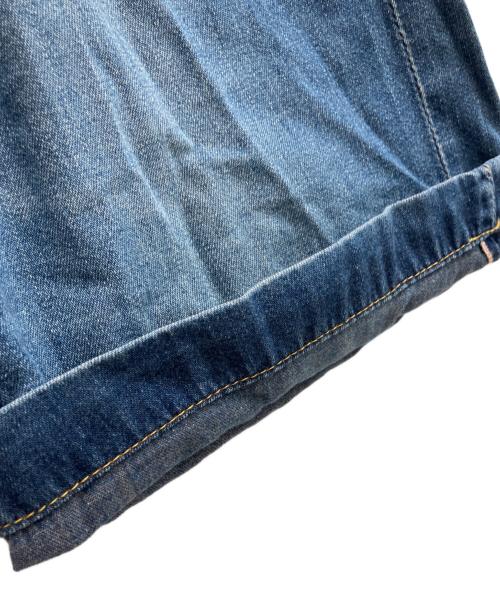 EVISU（エヴィス）EVISU (エヴィス) ハーフデニムパンツ　	EVISU（エヴィス）　lot7001 日本製 インディゴ サイズ:91cmの古着・服飾アイテム