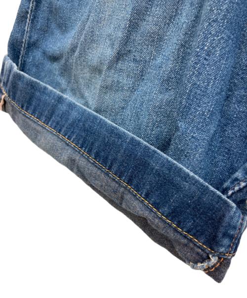 EVISU（エヴィス）EVISU (エヴィス) ハーフデニムパンツ　	EVISU（エヴィス）　lot7001 日本製 インディゴ サイズ:91cmの古着・服飾アイテム