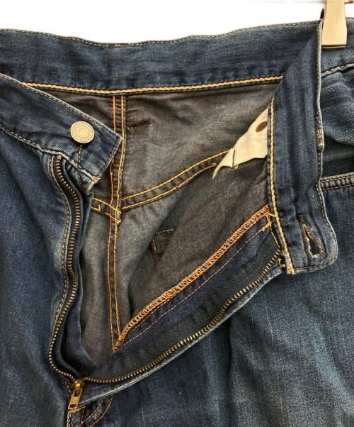 EVISU（エヴィス）EVISU (エヴィス) ハーフデニムパンツ　	EVISU（エヴィス）　lot7001 日本製 インディゴ サイズ:91cmの古着・服飾アイテム