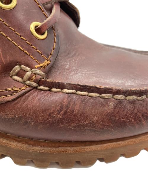 Timberland（ティンバーランド）Timberland (ティンバーランド) スリーアイクラシックラグシューズ ブラウン サイズ:UK5の古着・服飾アイテム