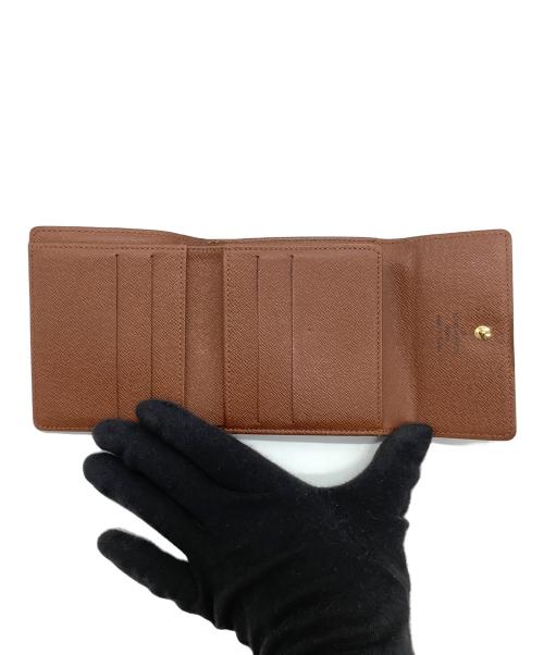 LOUIS VUITTON（ルイ ヴィトン）LOUIS VUITTON (ルイ ヴィトン) モノグラム　M61652　ポルトモネ・ビエ・カルトクレディ　SP0042 ブラウンの古着・服飾アイテム