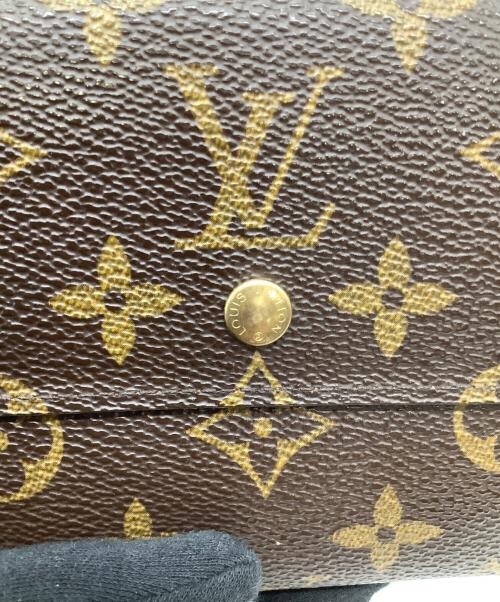 LOUIS VUITTON（ルイ ヴィトン）LOUIS VUITTON (ルイ ヴィトン) モノグラム　M61652　ポルトモネ・ビエ・カルトクレディ　SP0042 ブラウンの古着・服飾アイテム