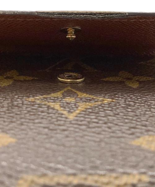 LOUIS VUITTON（ルイ ヴィトン）LOUIS VUITTON (ルイ ヴィトン) モノグラム　M61652　ポルトモネ・ビエ・カルトクレディ　SP0042 ブラウンの古着・服飾アイテム