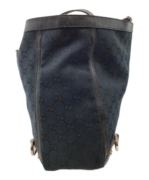 GUCCI（グッチ）GUCCI (グッチ) GGキャンバストート ブラックの古着・服飾アイテム