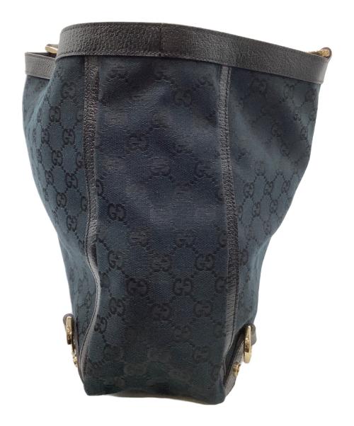 GUCCI（グッチ）GUCCI (グッチ) GGキャンバストート ブラックの古着・服飾アイテム