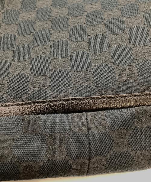GUCCI（グッチ）GUCCI (グッチ) GGキャンバストート ブラックの古着・服飾アイテム
