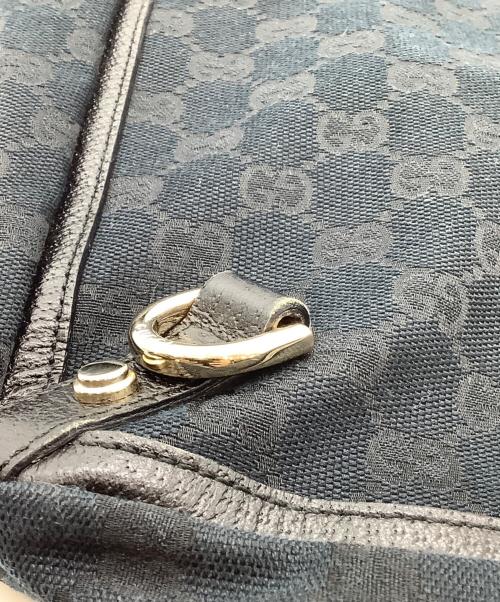 GUCCI（グッチ）GUCCI (グッチ) GGキャンバストート ブラックの古着・服飾アイテム