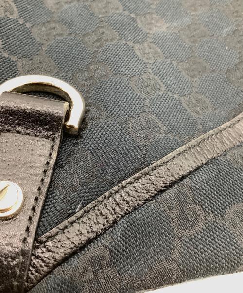 GUCCI（グッチ）GUCCI (グッチ) GGキャンバストート ブラックの古着・服飾アイテム