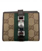 GUCCIグッチ）の古着「2つ折り財布　	シェリーライン　ジャッキー」