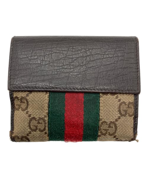 GUCCI（グッチ）GUCCI (グッチ) 2つ折り財布　	シェリーライン　ジャッキーの古着・服飾アイテム