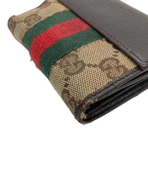GUCCI（グッチ）GUCCI (グッチ) 2つ折り財布　	シェリーライン　ジャッキーの古着・服飾アイテム