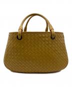 BOTTEGA VENETAボッテガベネタ）の古着「イントレチャート　サッチェル」｜イエロー