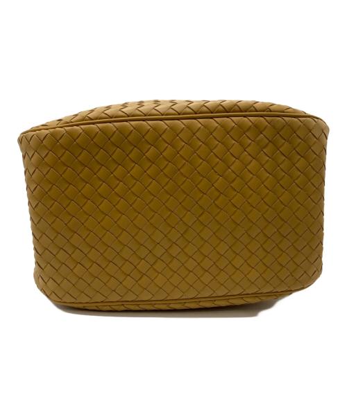 BOTTEGA VENETA（ボッテガベネタ）BOTTEGA VENETA (ボッテガベネタ) イントレチャート　サッチェル イエローの古着・服飾アイテム