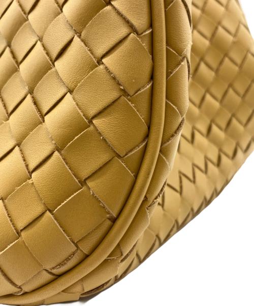 BOTTEGA VENETA（ボッテガベネタ）BOTTEGA VENETA (ボッテガベネタ) イントレチャート　サッチェル イエローの古着・服飾アイテム