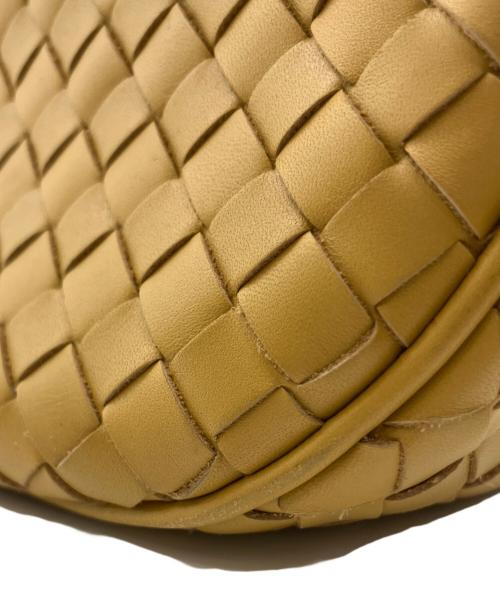 BOTTEGA VENETA（ボッテガベネタ）BOTTEGA VENETA (ボッテガベネタ) イントレチャート　サッチェル イエローの古着・服飾アイテム