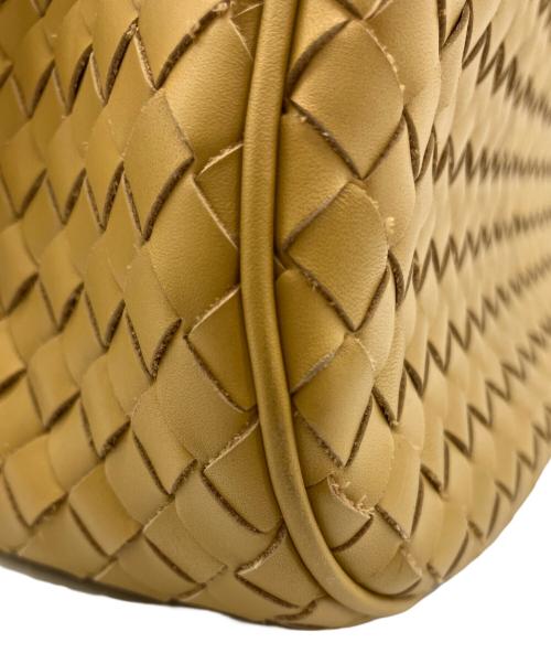BOTTEGA VENETA（ボッテガベネタ）BOTTEGA VENETA (ボッテガベネタ) イントレチャート　サッチェル イエローの古着・服飾アイテム