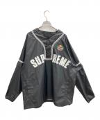 SUPREMEシュプリーム）の古着「snap off sleeve baseball top」｜ブラック