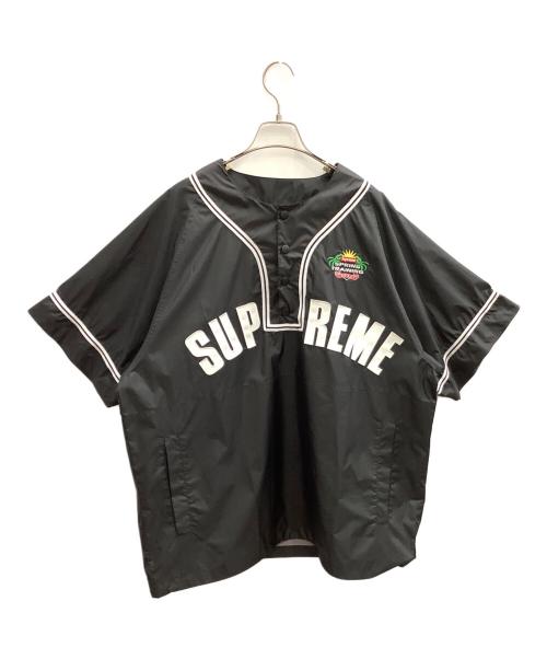 SUPREME（シュプリーム）Supreme (シュプリーム) snap off sleeve baseball top ブラック サイズ:SIZE Lの古着・服飾アイテム