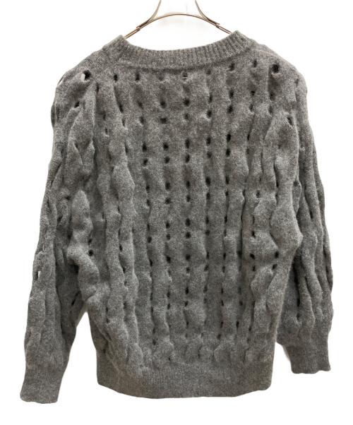 Adam et Rope（アダム エ ロペ）Adam et Rope (アダム エ ロペ) 厚手ニット グレー サイズ:SIZE Freeの古着・服飾アイテム