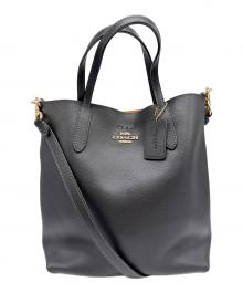 COACH（コーチ）の古着「2WAYトートバッグ」｜ブラック