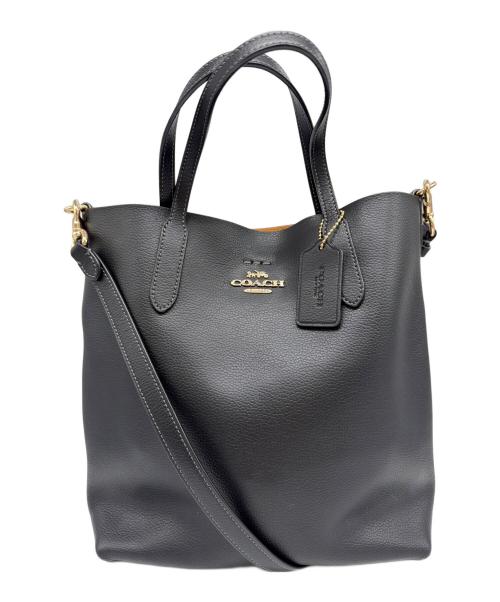 COACH（コーチ）COACH (コーチ) 2WAYトートバッグ ブラックの古着・服飾アイテム