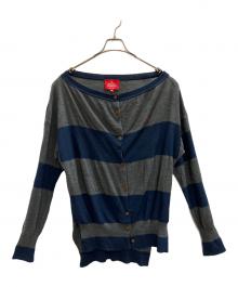 Vivienne Westwood（ヴィヴィアンウエストウッド）の古着「ニットカーディガン　Vivienne Westwood RED LABEL」｜グレー