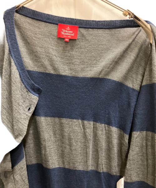 Vivienne Westwood（ヴィヴィアンウエストウッド）Vivienne Westwood (ヴィヴィアンウエストウッド) ニットカーディガン　Vivienne Westwood RED LABEL グレー サイズ:SIZE 00の古着・服飾アイテム