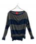 Vivienne Westwood（ヴィヴィアンウエストウッド）の古着「ニットカーディガン　Vivienne Westwood RED LABEL」｜グレー