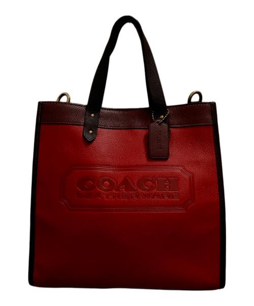 COACH（コーチ）COACH (コーチ) フィールド トート　C0775 レッドの古着・服飾アイテム
