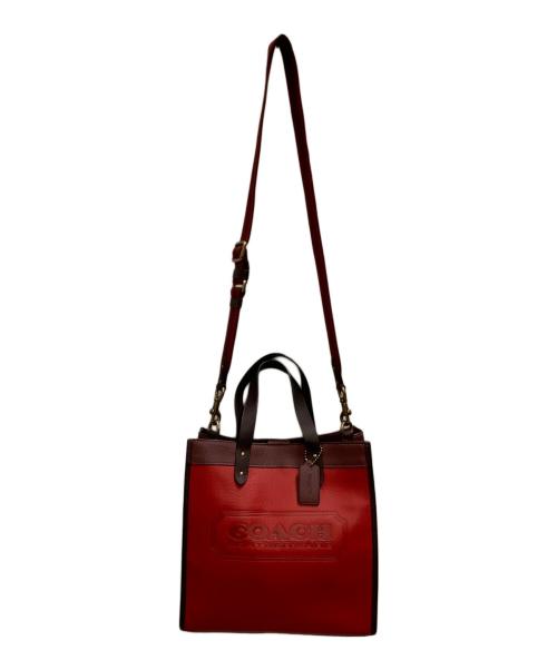 COACH（コーチ）COACH (コーチ) フィールド トート　C0775 レッドの古着・服飾アイテム