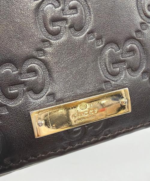 GUCCI（グッチ）GUCCI (グッチ) 長財布 ブラウンの古着・服飾アイテム