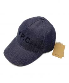 A.P.C.（アーペーセー）の古着「キャップ　	A.P.C.（エーペーセー）」｜ネイビー