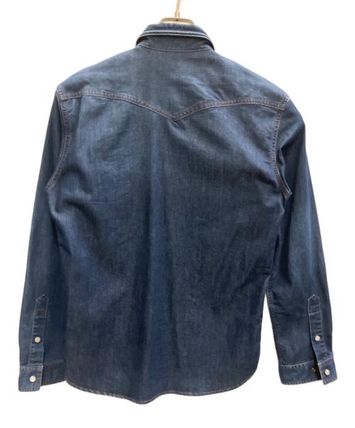 BURBERRY BLACK LABEL（バーバリーブラックレーベル）BURBERRY BLACK LABEL (バーバリーブラックレーベル) 長袖ダンガリーシャツ インディゴ サイズ:SIZE Mの古着・服飾アイテム
