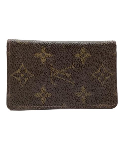 LOUIS VUITTON（ルイ ヴィトン）LOUIS VUITTON (ルイ ヴィトン) モノグラム　M56362　ポシェット・カルト・ヴィジット　RA0021 ブラウンの古着・服飾アイテム
